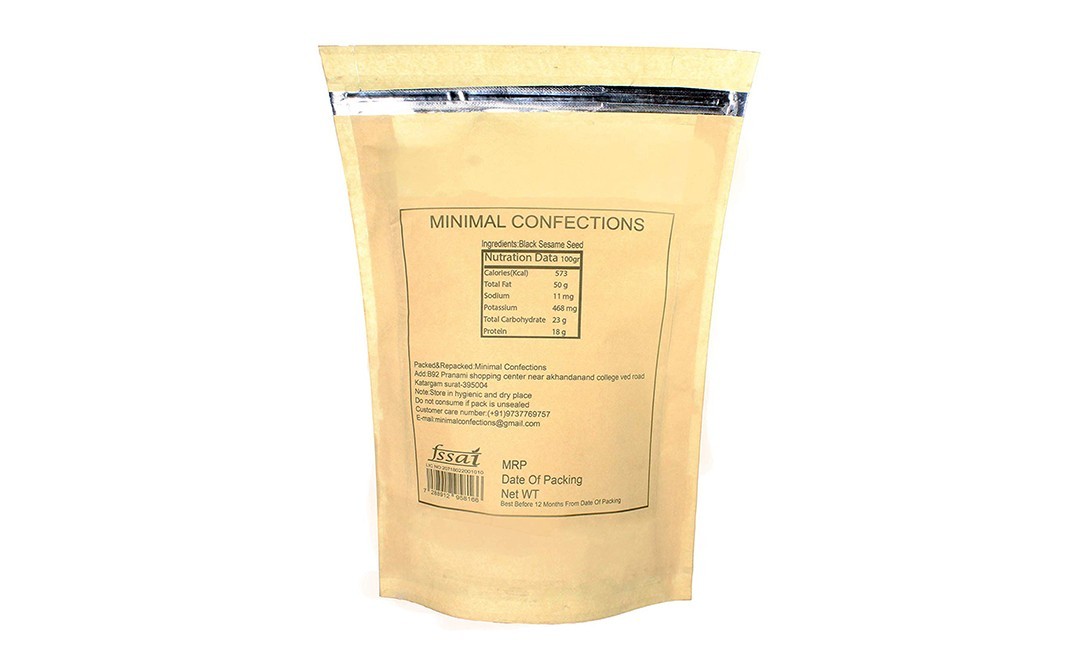 Minimal Black Sesame Seed    Pack  1 kilogram